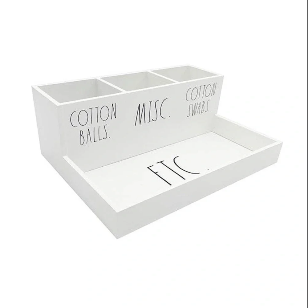 Rae Dunn 4 section Cosmetic Organizer NIB